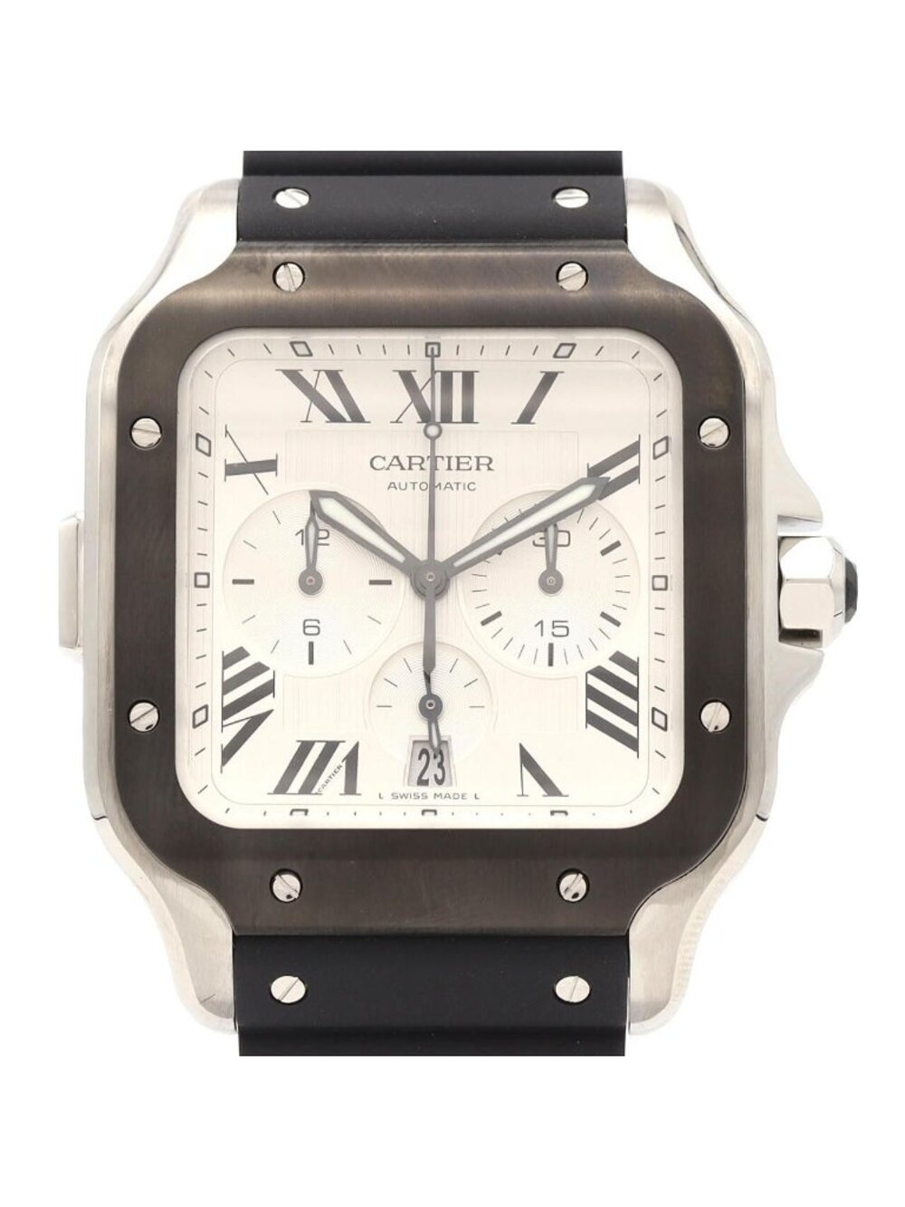 Cartier Santos de Cartier Chronograph XL SS Automatic